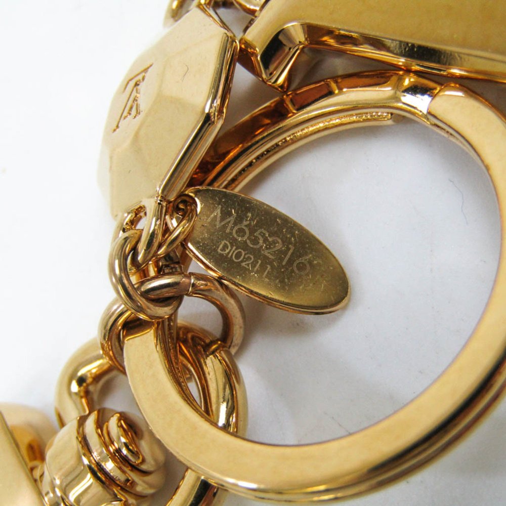 LOUIS VUITTON Facet Key Holder M65216 Keyring [Gold] - Picture 8 of 8
